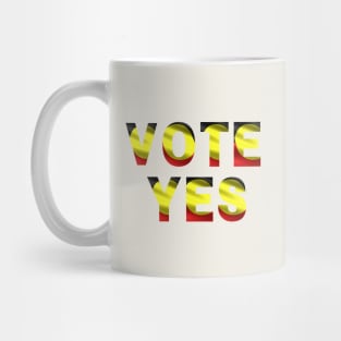 Vote yes to voice to parliament and support Uluru Statement Mug